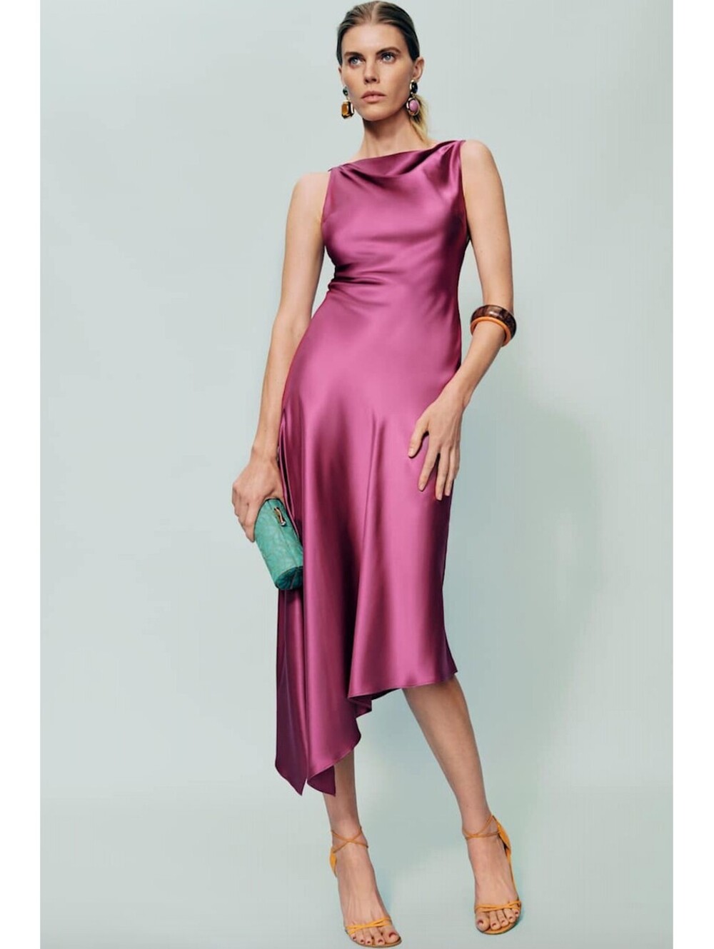 100% Silk Reformation Scotia Silk Dress XS stunning midi-length dress